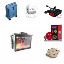 Lifeline Pet Supplies Large Hinged Door Heat Lamp Incubator Bundle