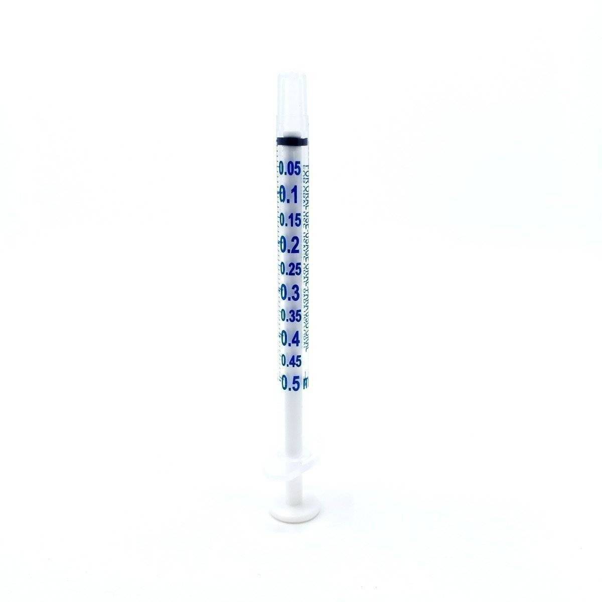 NeoMed 0.5 ml Oring Oral Tip Syringe