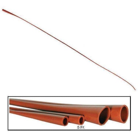 Image of 5Fr Puppy Kitten Small Animal Red Tube Feeding Kit - Lifeline Pet Supplies