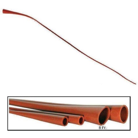 Image of 8Fr Puppy Kitten Small Animal Red Tube Feeding Kit - Lifeline Pet Supplies