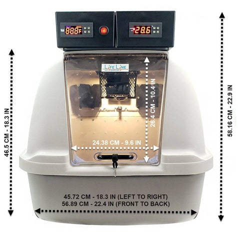 Image of Lifeline Pet Supplies Puppy Kitten Pet Incubator Icu with Digital Humidity