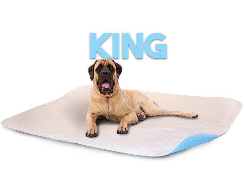 King (48"x72")* - White - Washable Pee Pad