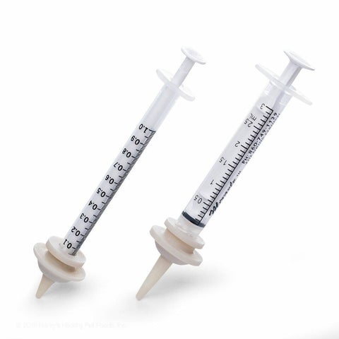 Image of Original and Mini Miracle Nipple Sample Set - Includes 1 - 1ml & 1 - 3ml Oring Syringe