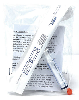 3.5Fr Puppy Kitten Small Animal Red Tube Feeding Kit