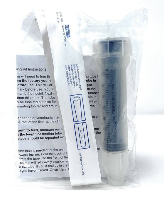 8Fr Puppy Kitten Small Animal Red Tube Feeding Kit