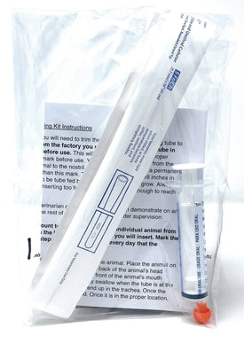 5Fr Puppy Kitten Small Animal Red Tube Feeding Kit