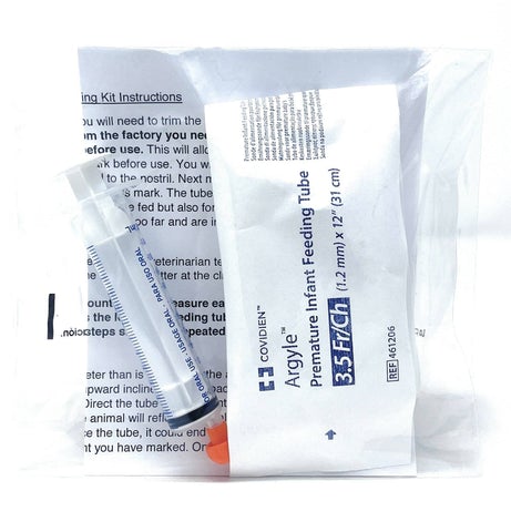 Image of 3.5Fr Puppy Kitten Small Animal Clear Tube Feeding Kit